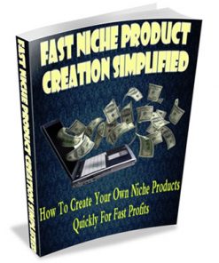 fast niche product creation simplified plr ebook