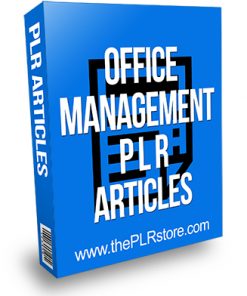 Office Management PLR Articles