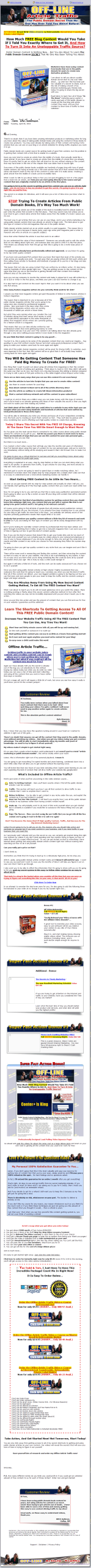 Offline Article Traffic PLR Video Series - Image 2