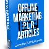Offline Marketing PLR Articles