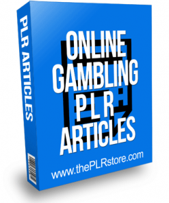 Online Gambling PLR Articles