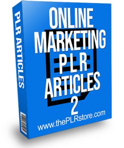 Online Marketing PLR Articles 2