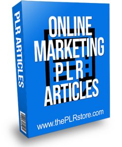 Online Marketing PLR Articles