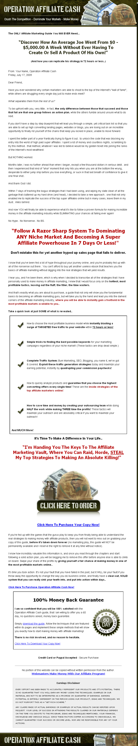 Operation Affiliate Cash MRR eBook - Image 2