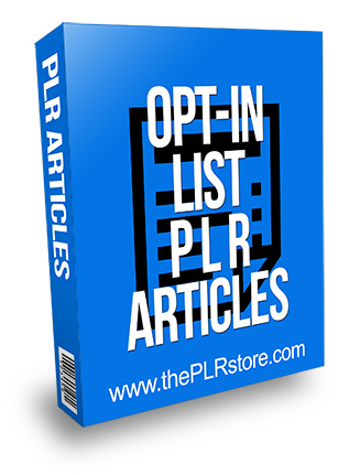 Opt-In List PLR Articles