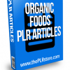 organic foods plr articles