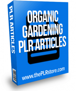 organic gardening plr articles