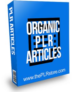 Organic PLR Articles