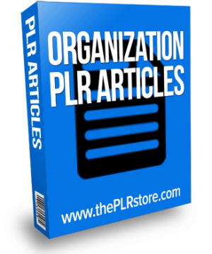 organization plr articles