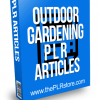 Outdoor Gardening PLR Articles