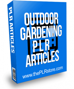 Outdoor Gardening PLR Articles