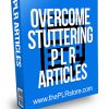 Overcome Stuttering PLR Articles