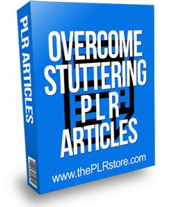Overcome Stuttering PLR Articles