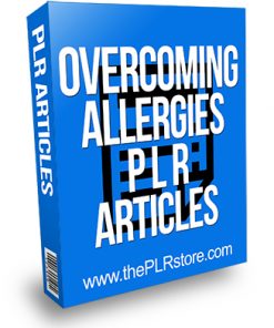 Overcoming Allergies PLR Articles