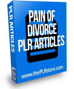 Pain Of Divorce PLR Articles