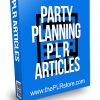 Party Planning PLR Articles