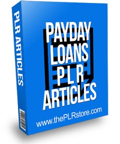 Payday Loans PLR Articles