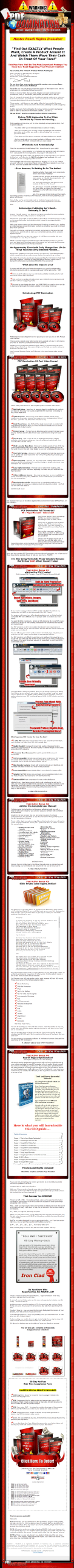 PDF Domination Videos with Master Resale Rights - Image 2