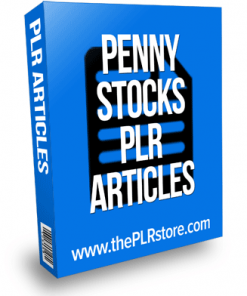 Penny Stocks PLR Articles