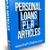 Personal Loans PLR Articles
