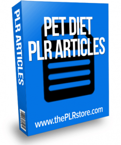 pet diet plr articles