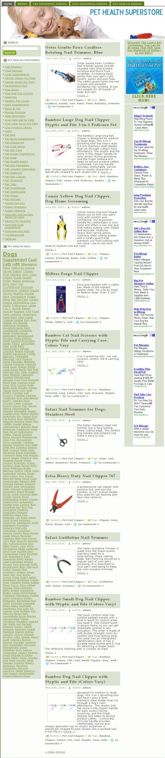 Pet Health Pre-Loaded Amazon PLR Store - Image 4