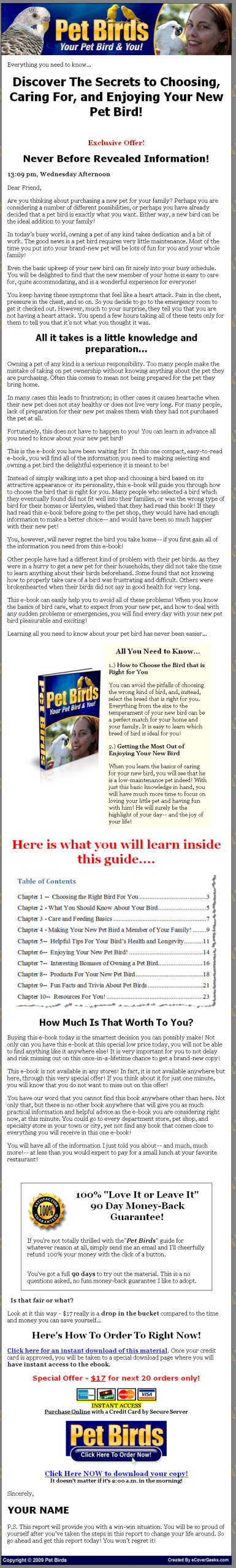 Pet Bird PLR eBook - Image 2