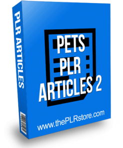 Pets PLR Articles 2 with private label rights