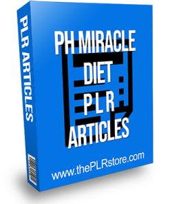 pH Miracle Diet PLR Articles