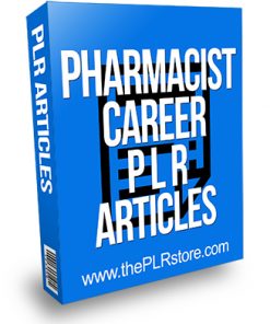 Pharmacist Career PLR Articles