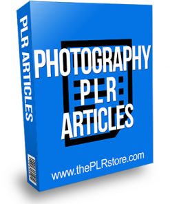 Photography PLR Articles