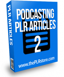 podcasting plr articles
