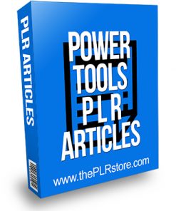 Power Tools PLR Articles