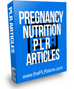 Pregnancy Nutrition PLR Articles