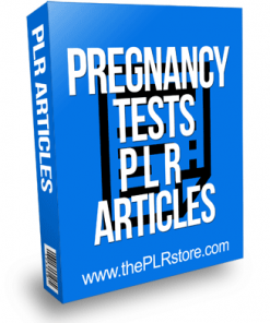 Pregnancy Tests PLR Articles