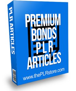 Premium Bonds PLR Articles