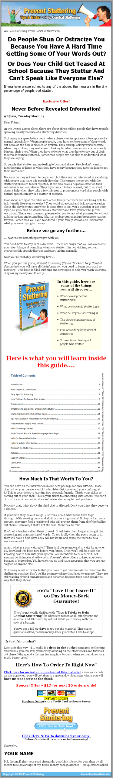 Prevent Stuttering PLR Ebook - Image 2