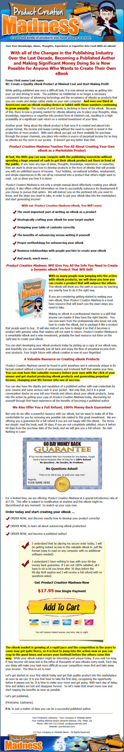 Product Creation Madness MRR Ebook - Image 2