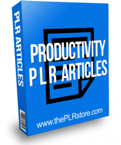 Productivity PLR Articles