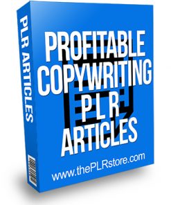 Profitable Copywriting PLR Articles