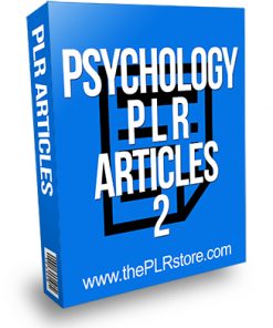 Psychology PLR Articles 2