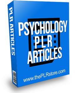 Psychology PLR Articles