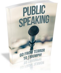 Public Speaking Terror PLR Ebook