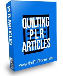 Quilting PLR Articles