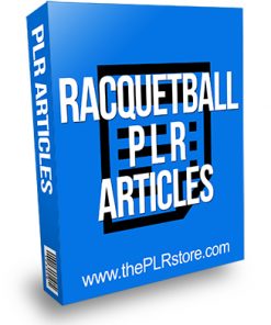 Racquetball PLR Articles
