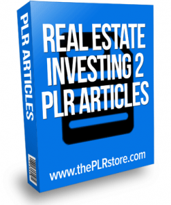 300 PLR Articles on Real Estate Niche Private Label Rights 