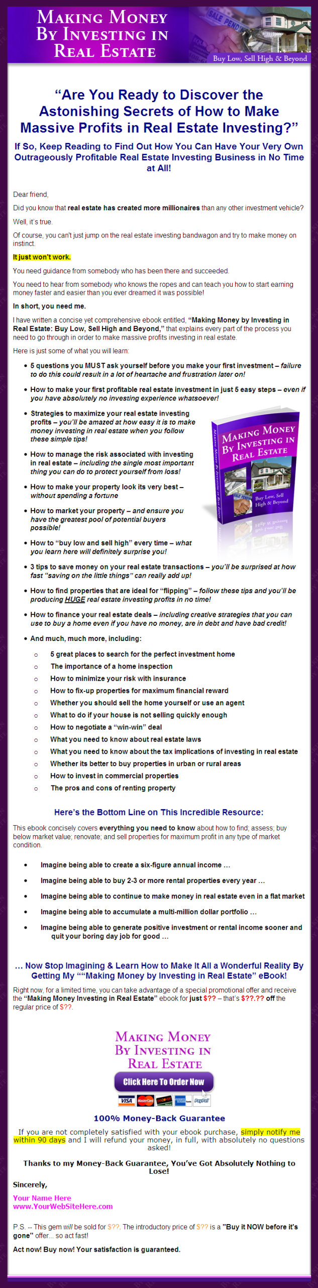 Real Estate Investing Ebook MRR - Image 2