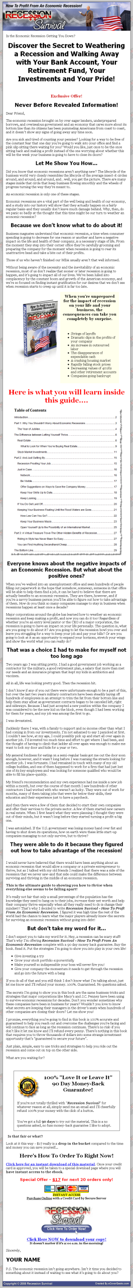 Recession Survival MRR Ebook - Image 2
