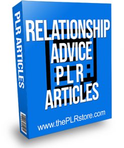 Relationship Advice PLR Articles