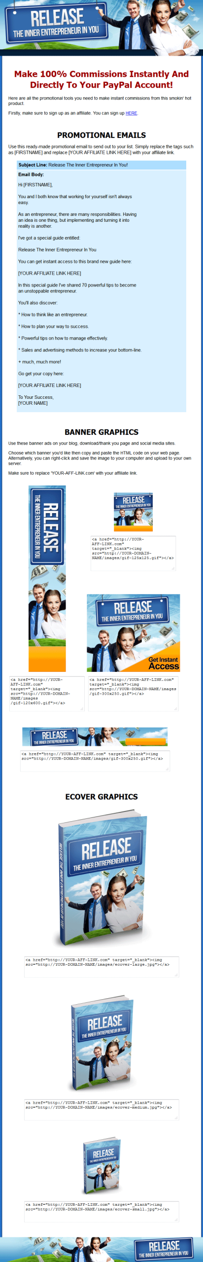Release The Inner Entrepreneur In You Ebook MRR - Image 4